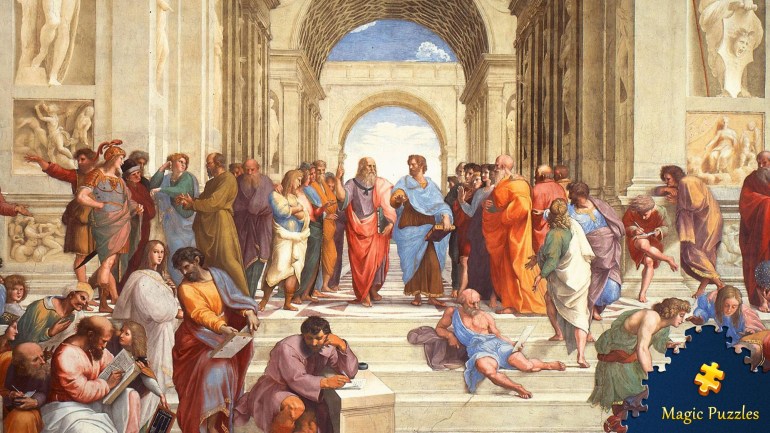 Magic Puzzles. Raphaël « L'école d'Athènes », 1511