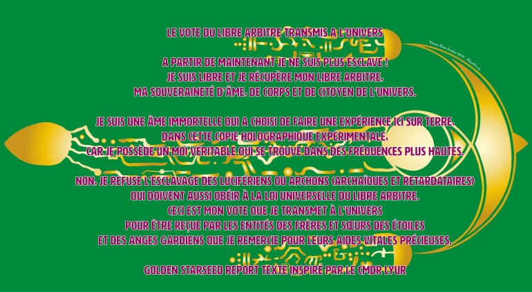 le vote du libre arbitre