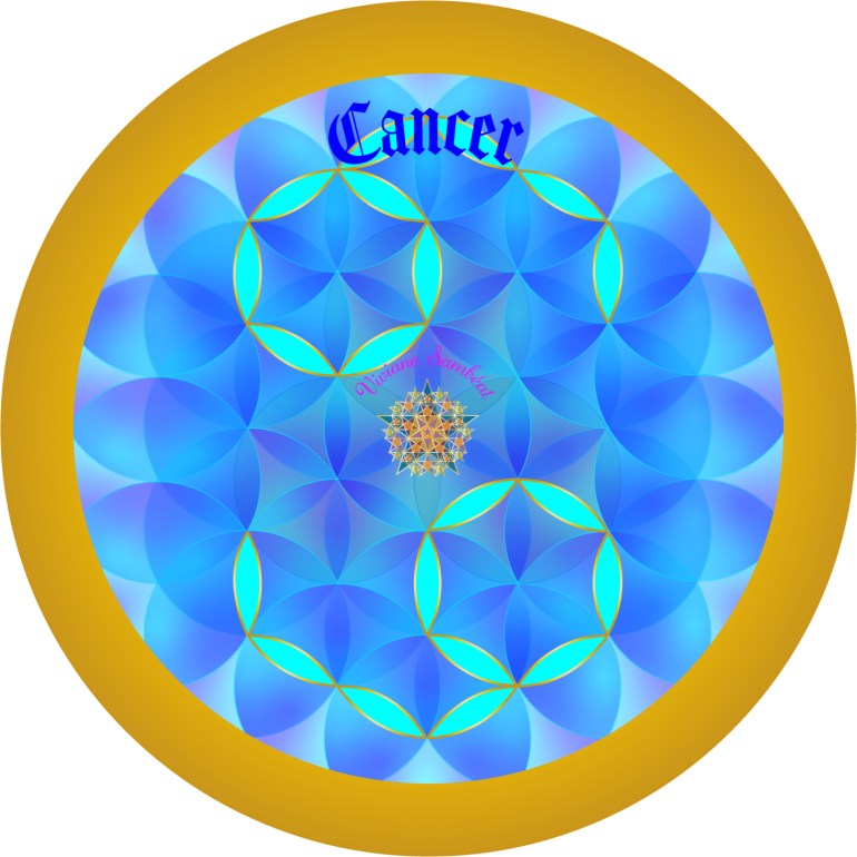 Signe Astro Fleur de vie Cancer