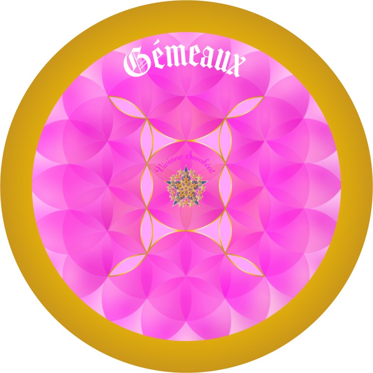 Signe Astro Fleur de vie Gémeaux