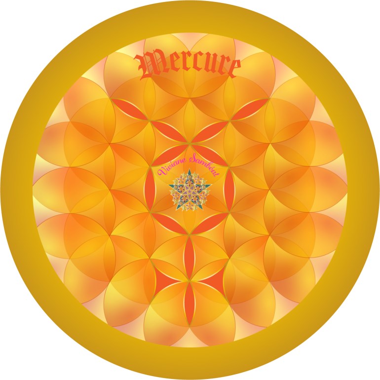 Signe Astro Fleur de vie Mercure