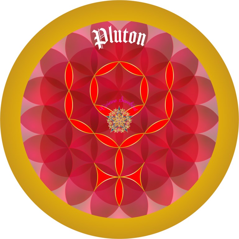 Signe Astro Fleur de vie Pluton