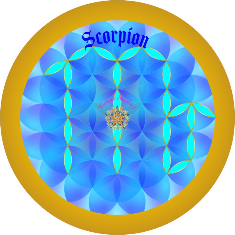 Signe Astro Fleur de vie Scorpion