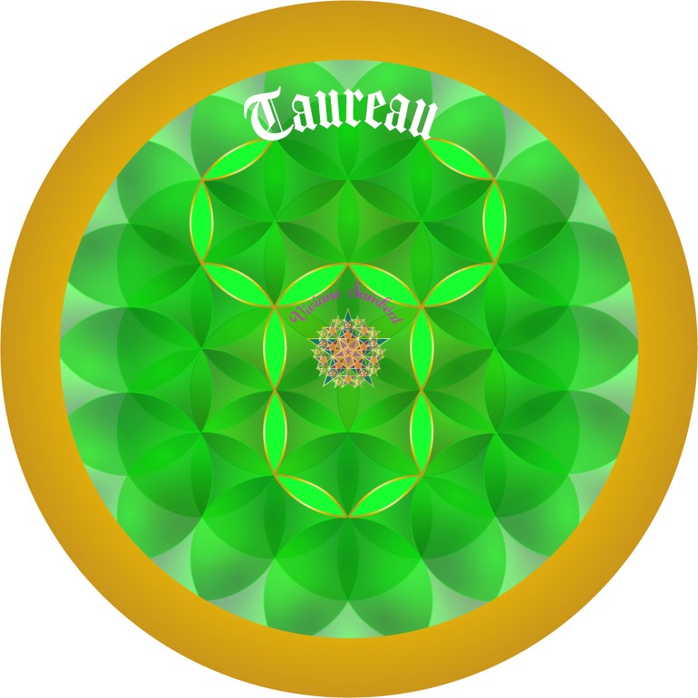 Signe Astro Fleur de vie Taureau