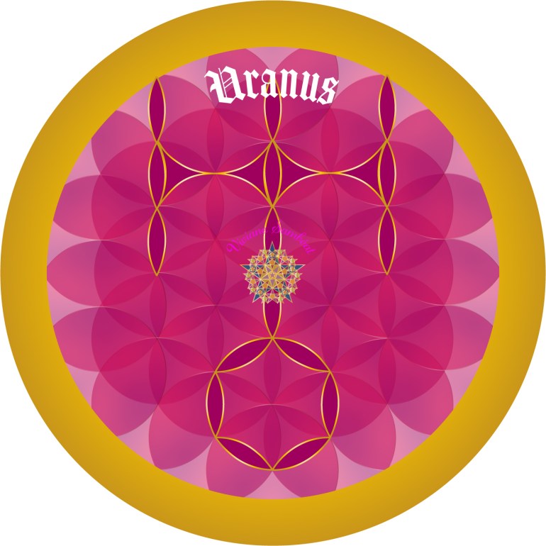 Signe Astro Fleur de vie Uranus