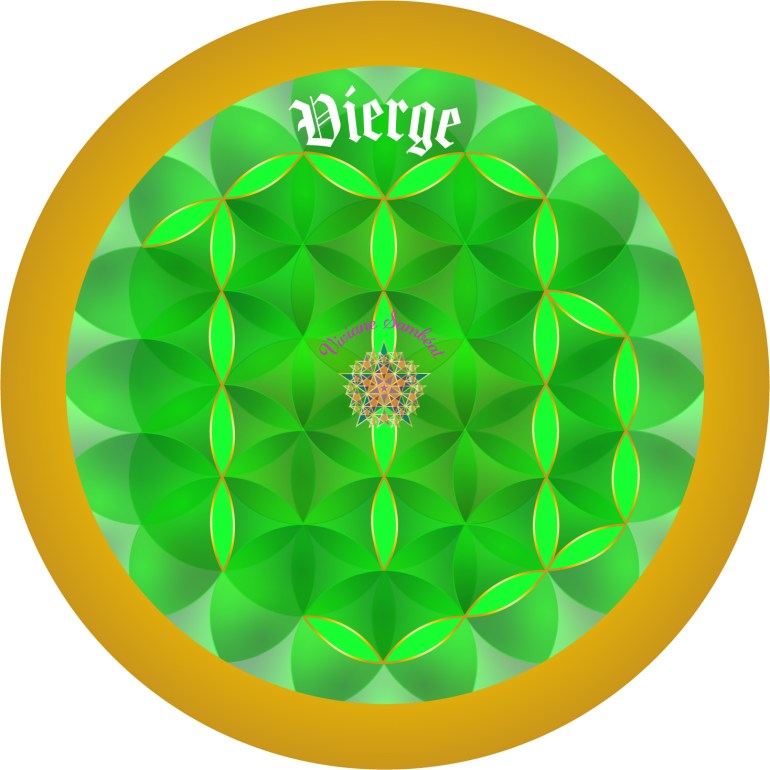 Signe Astro Fleur de vie Vierge